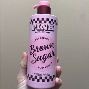 VICTORIA'S SECRET PINK BROWN SUGAR DAILY DRENCH BODY LOTION, 12 oz